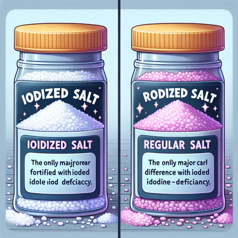 Чем отличается йодированная соль от обычной?